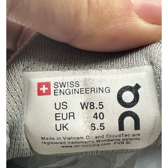 On Cloudswift Women’s Running Shoe Size 8.5 Glacier White - Picture 12 of 12